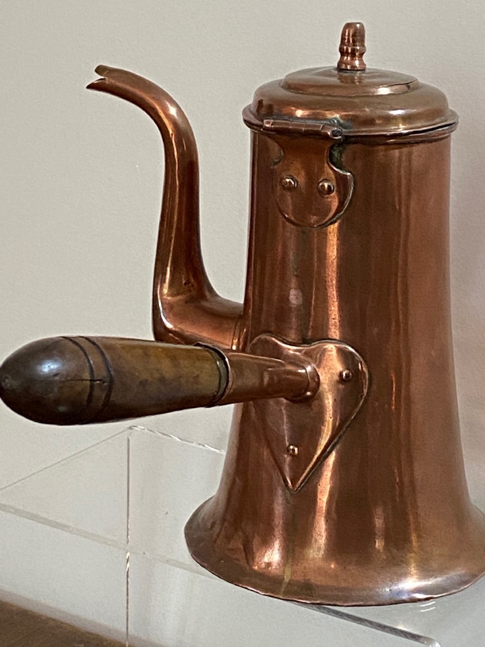 Georgian Copper Chocolate Pot