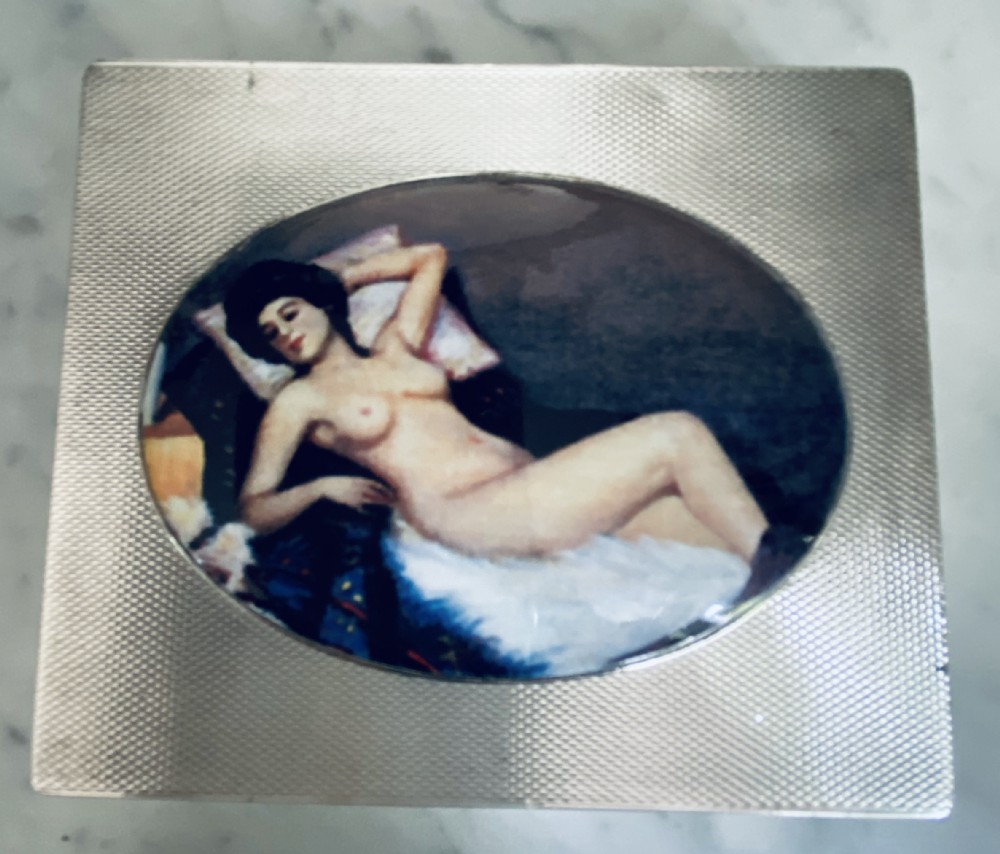 French Table Cigarette Box