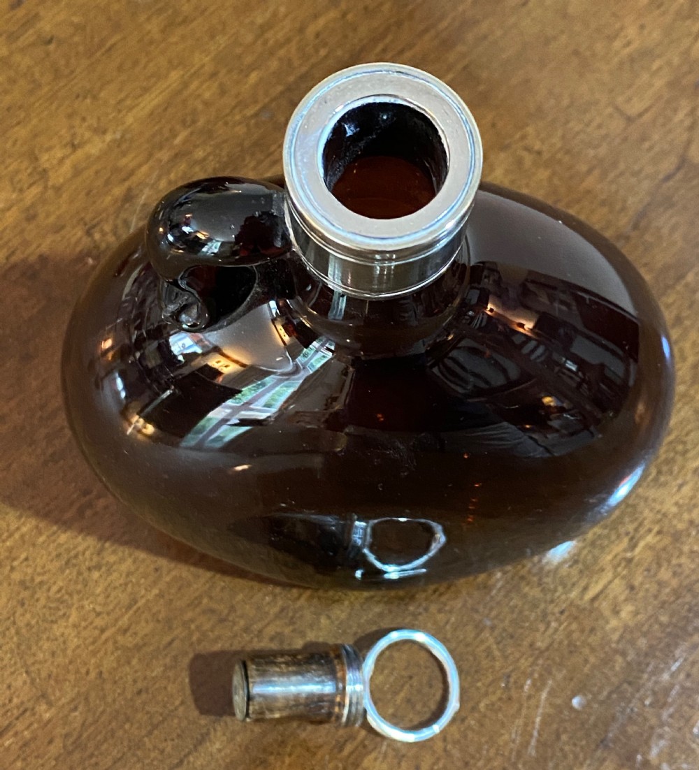 Pair of Georgian Spirit Flasks. View V