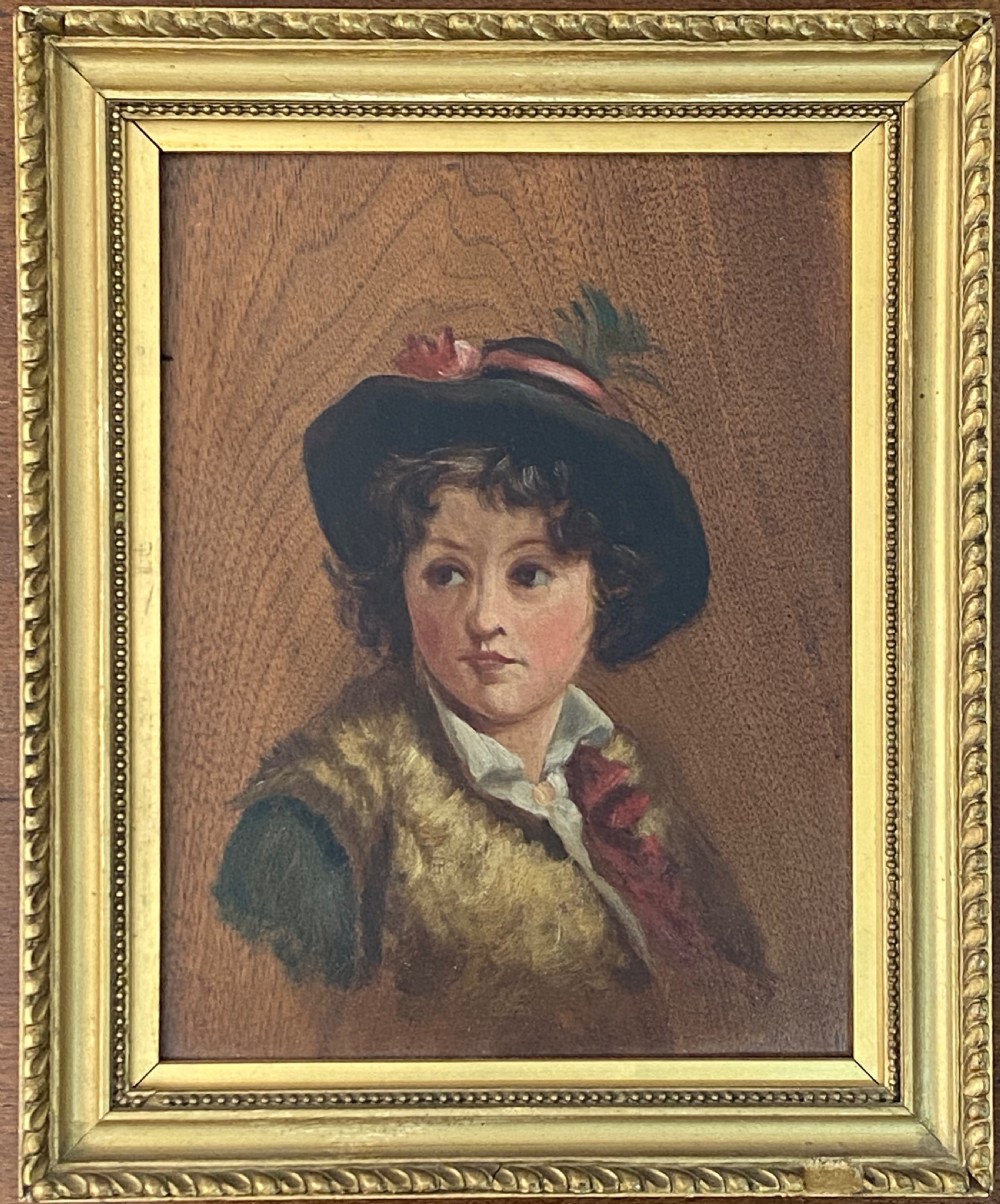 Continental Oil on Board of a Child
