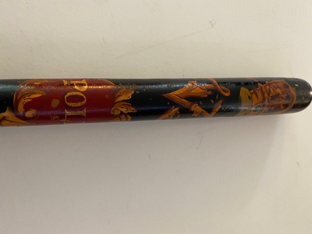 Victorian Painted Police Truncheon  View II