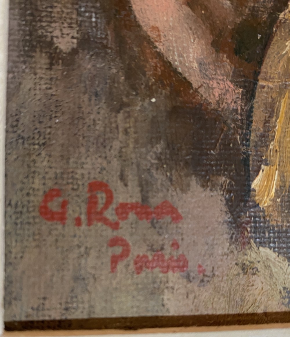 French Impressionist Oil on Board View IV