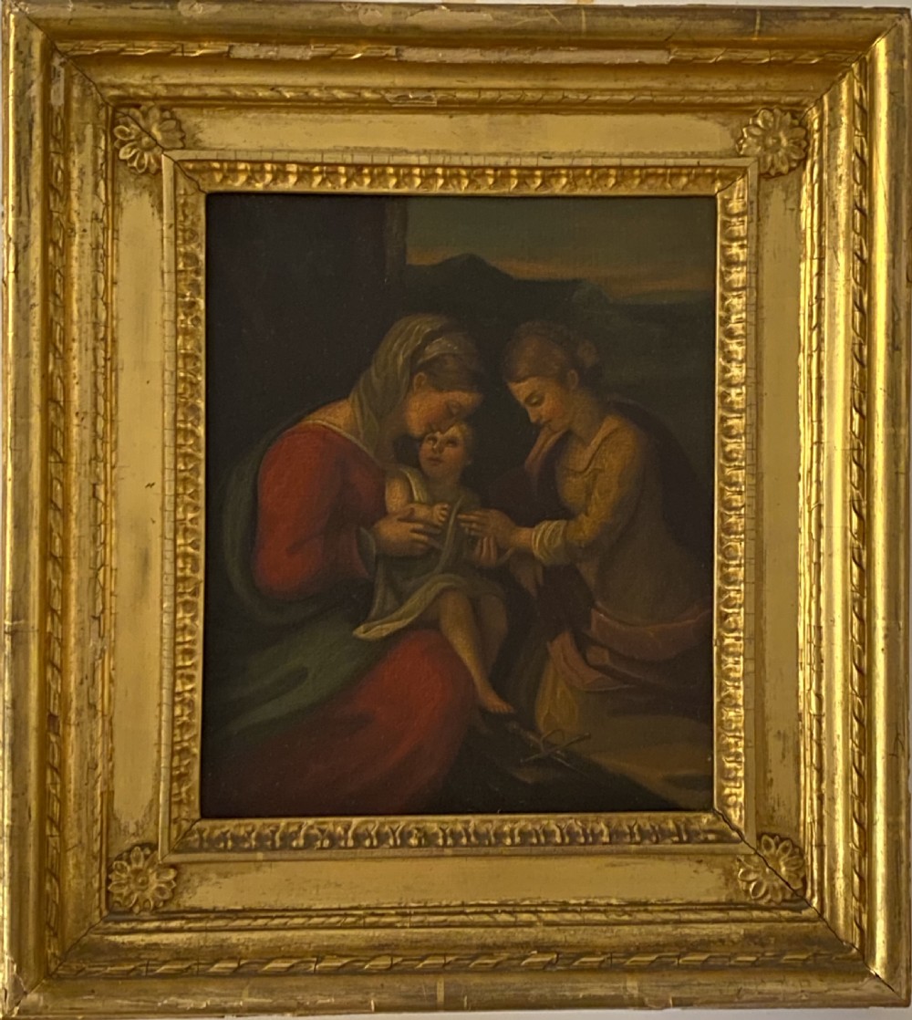 18th Century Oil on Canvas
