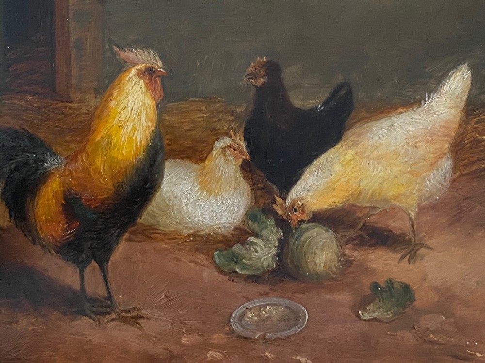 Pair of 19th Century oils on Board. View IX