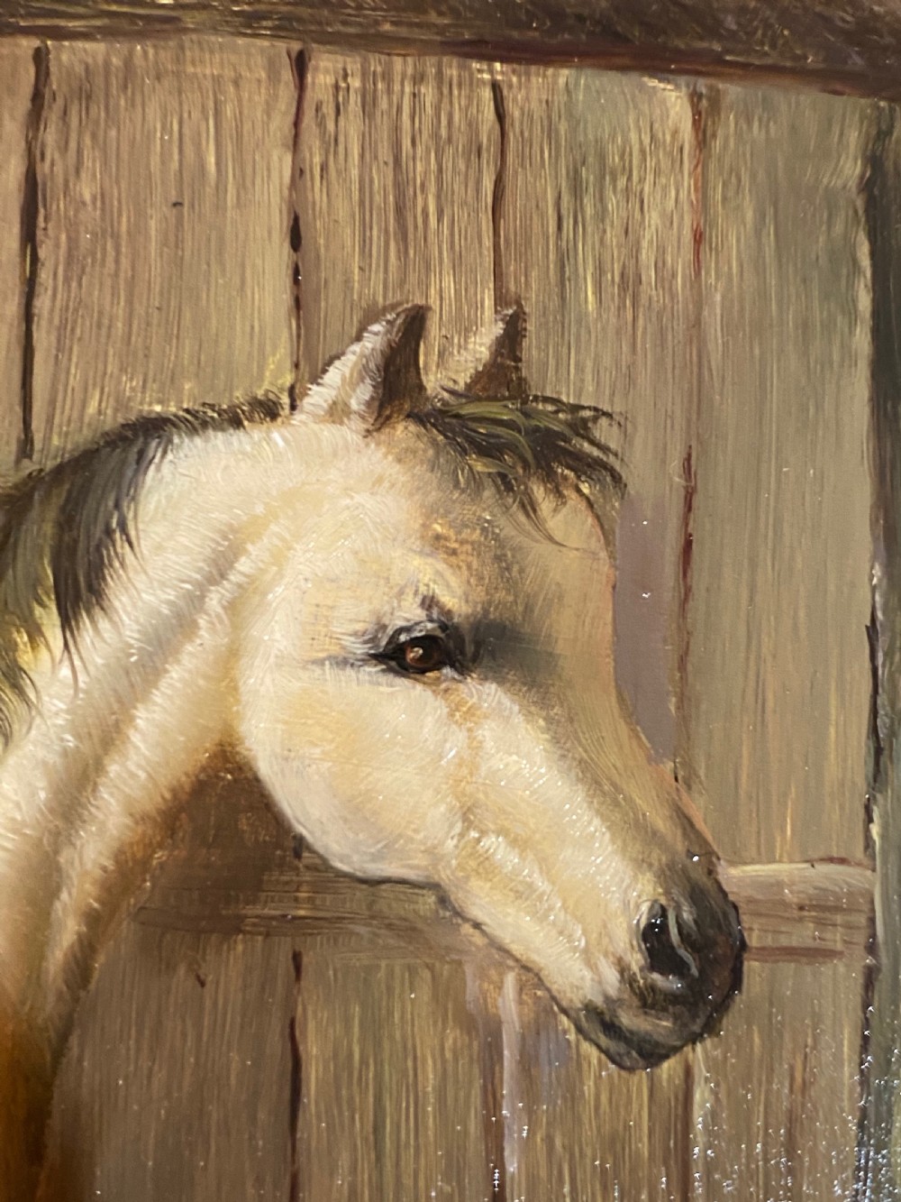 Oil Painting of Country Scene, Continental View III