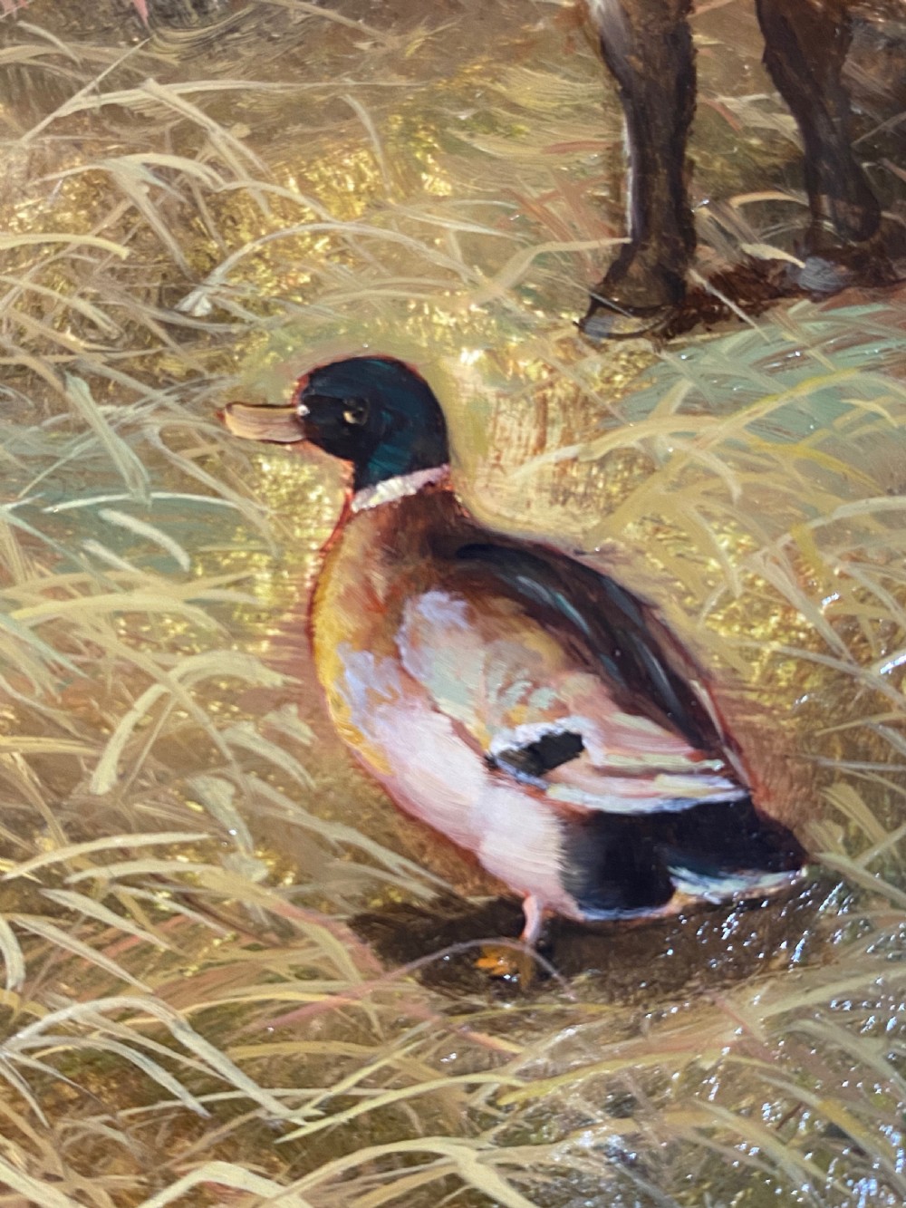 Oil Painting of Country Scene, Continental View IV