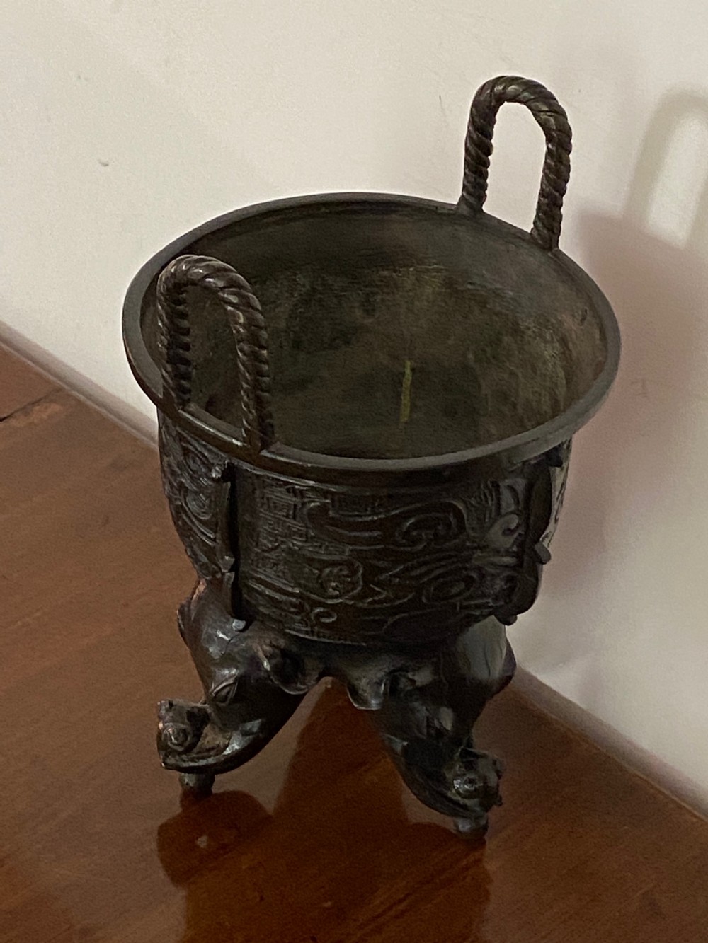 Chinese Bronze Censer View III