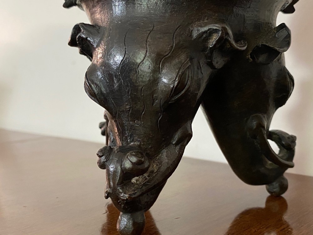 Chinese Bronze Censer View IV