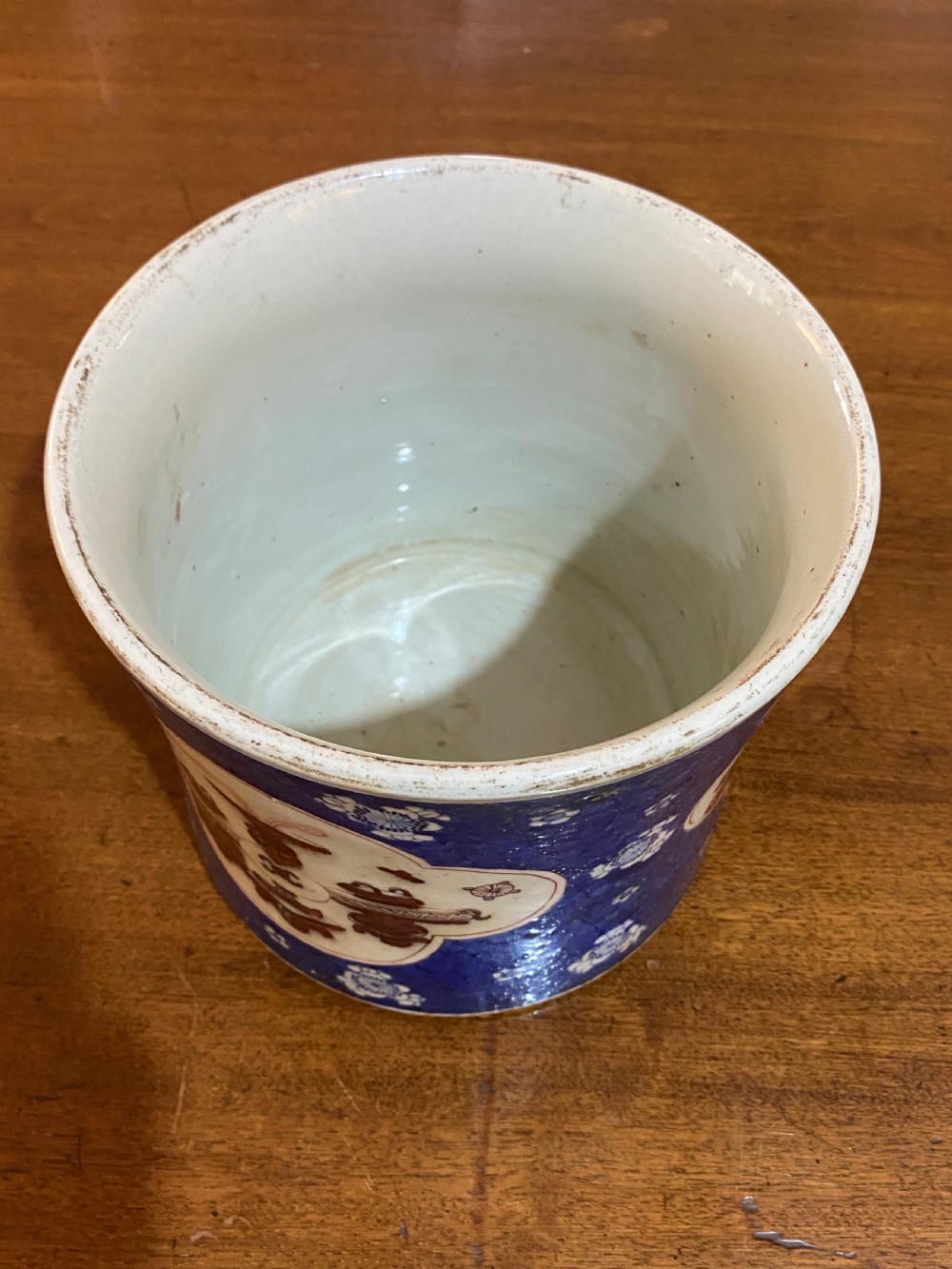 Chinese Glazed Brush Pot View III