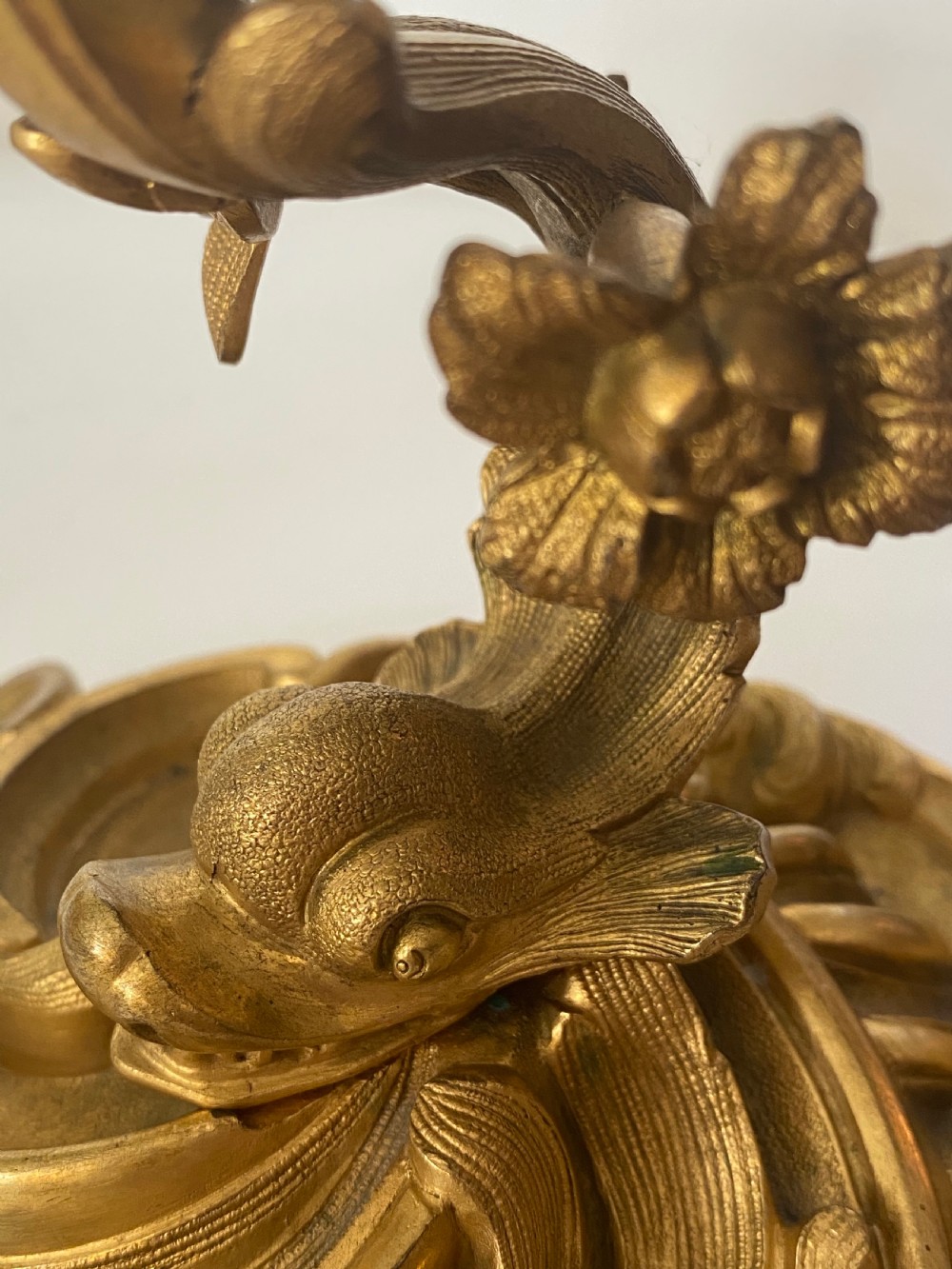 Pair of French Gilt Bronze Candlesticks View VII