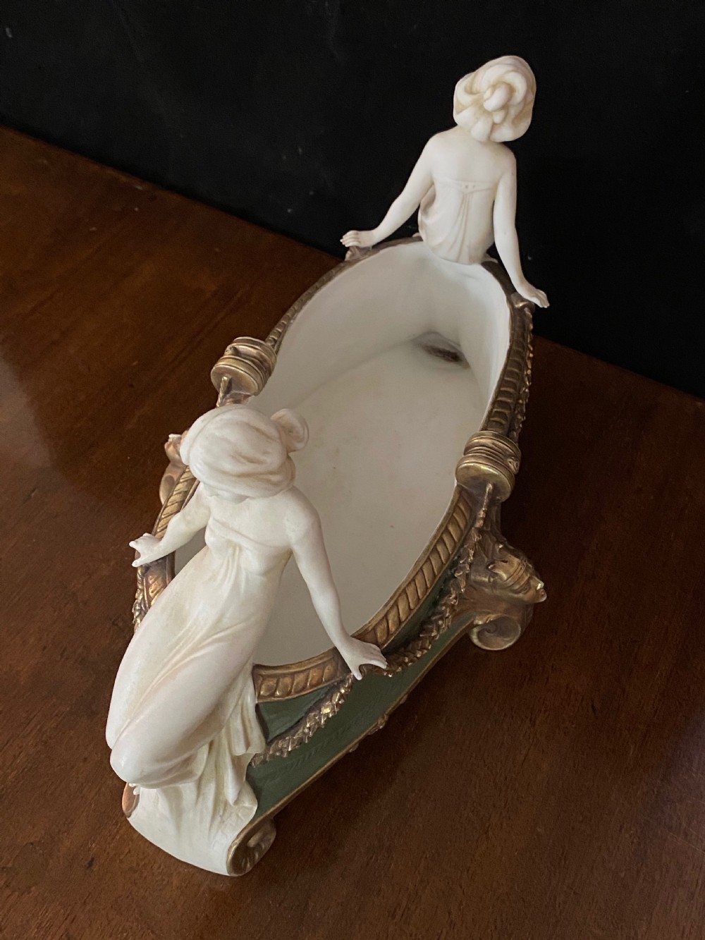 French Bisque Centre piece View VII