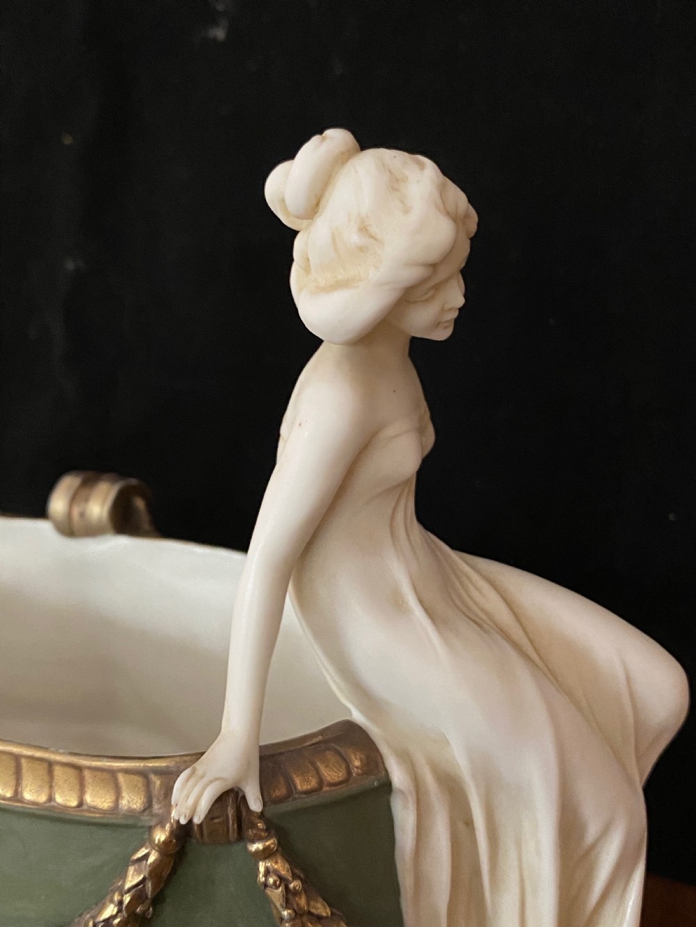 French Bisque Centre piece View IX
