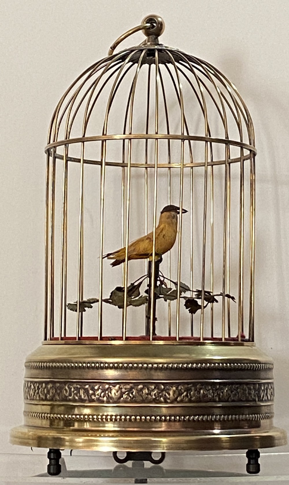 Singing Bird in Brass Cage