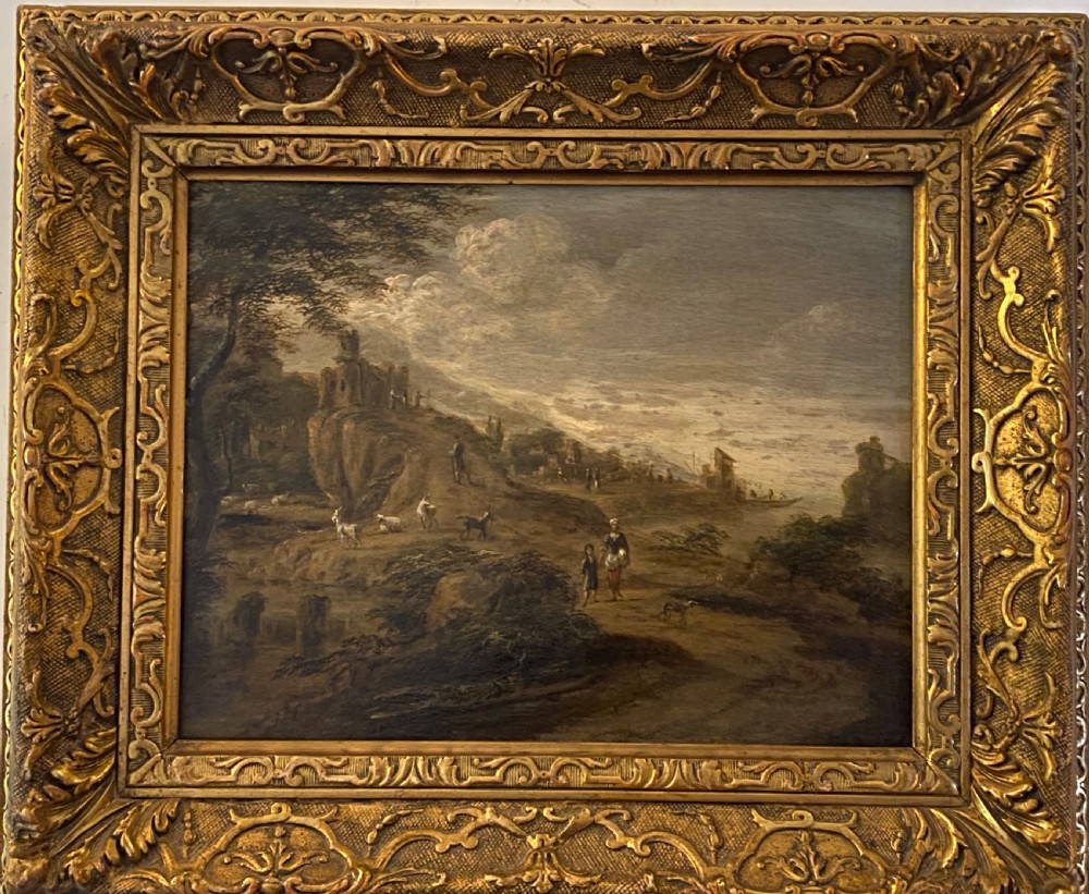 Oil on Panel, English School. 18th Century