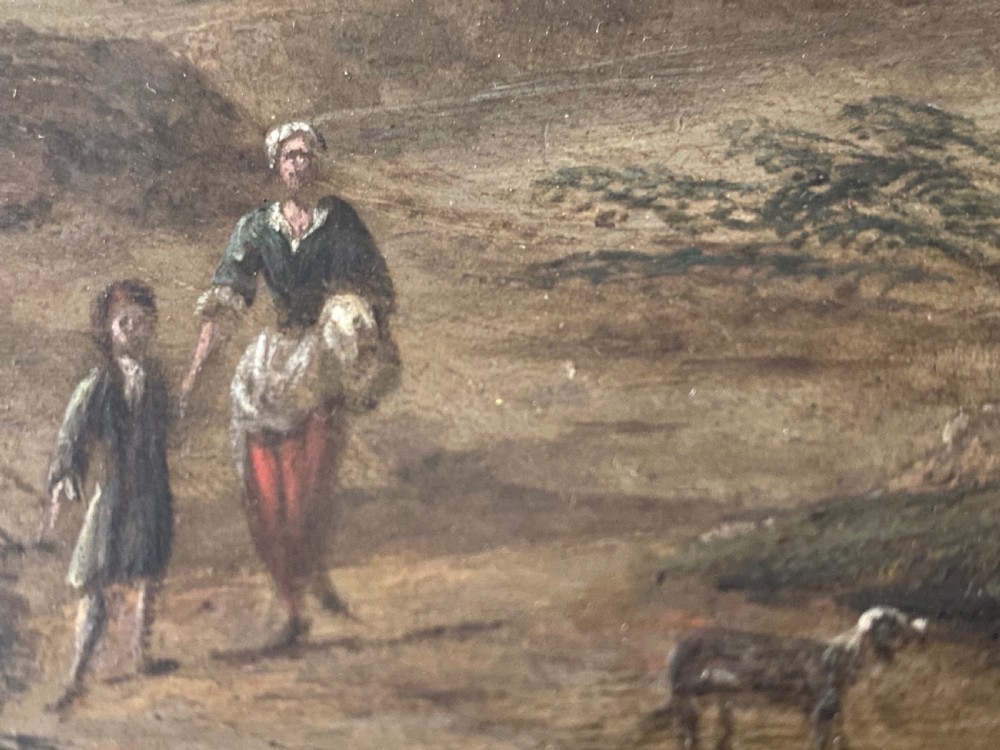 Oil on Panel, English School. 18th Century View III