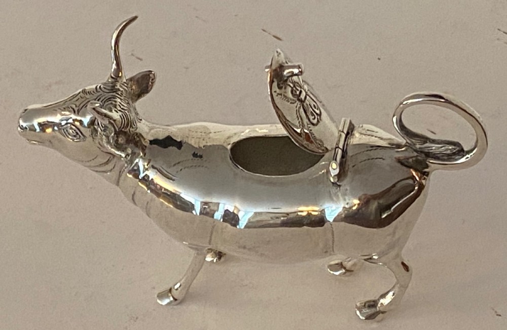 Silver Cow Creamer. View IV