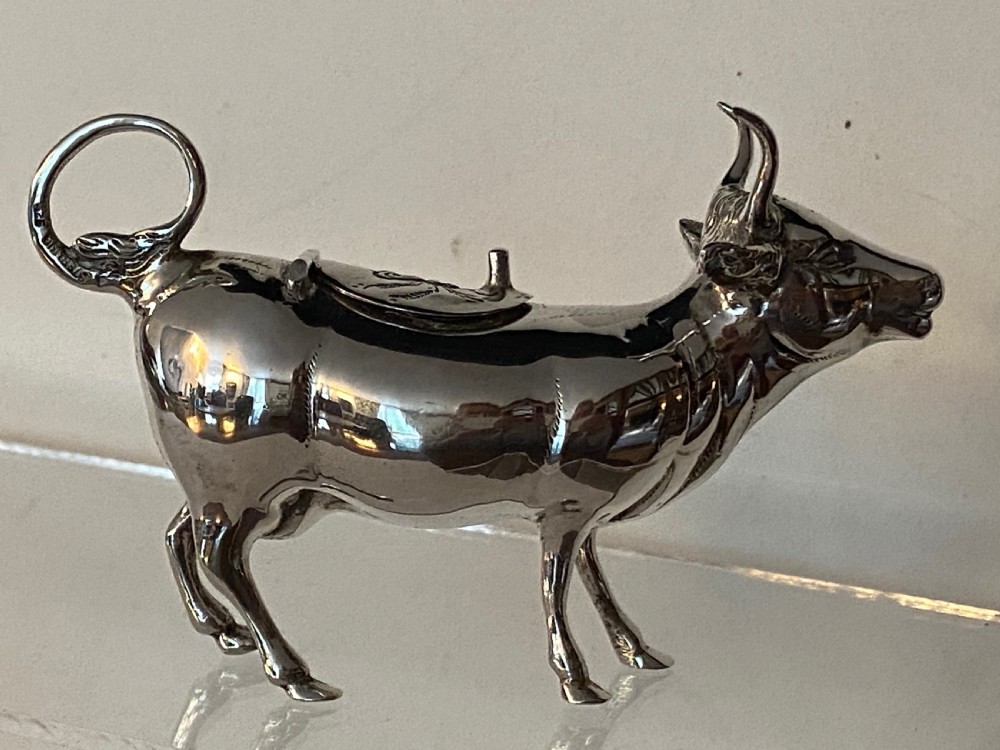 Silver Cow Creamer. View VII