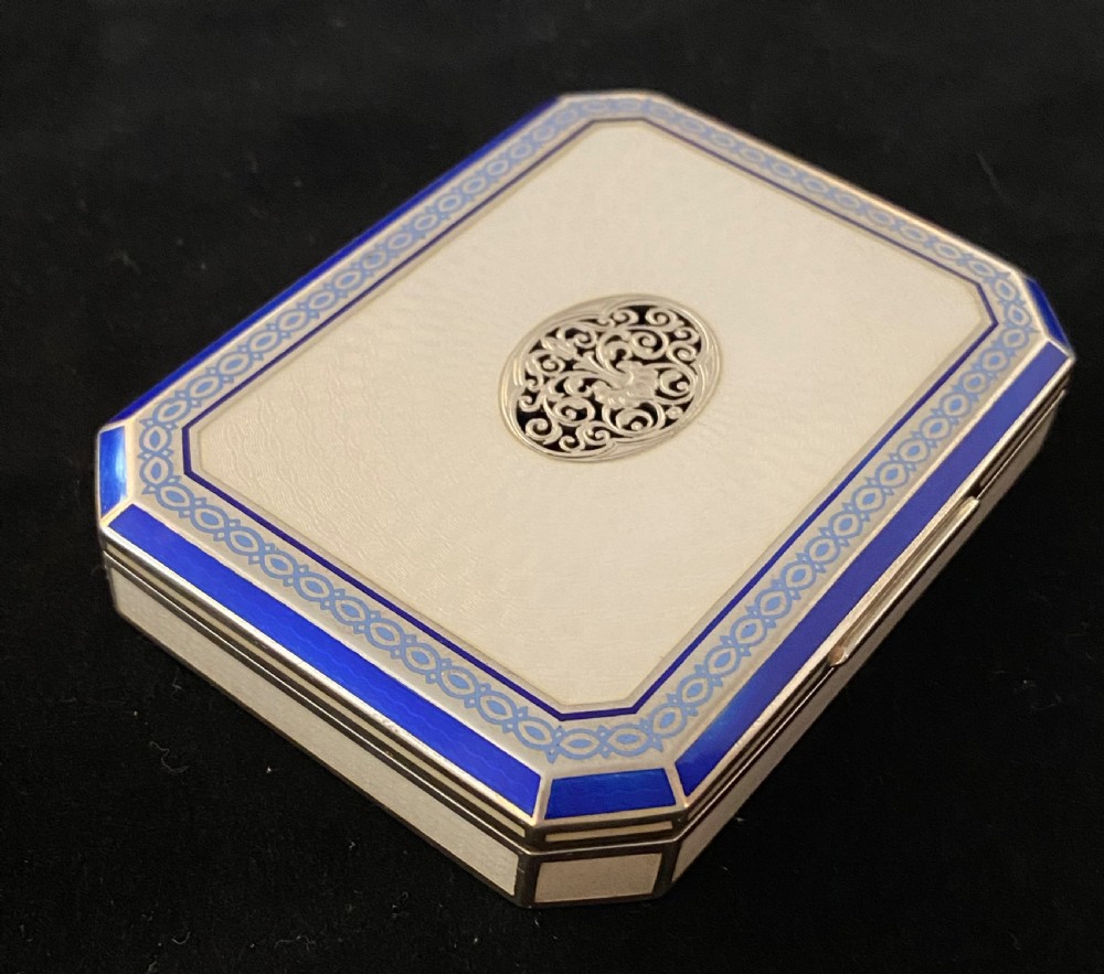 Austro-Hungarian Silver and Enamel Box