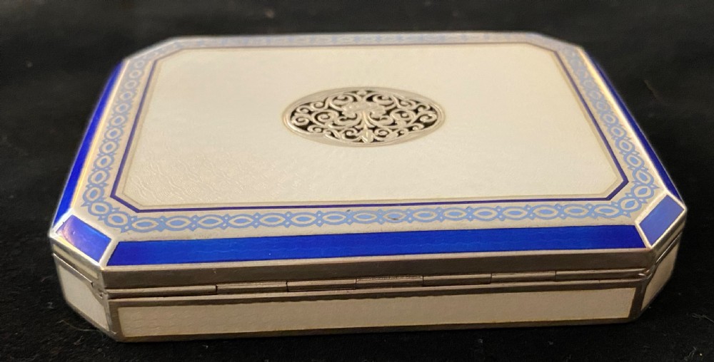 Austro-Hungarian Silver and Enamel Box View IV
