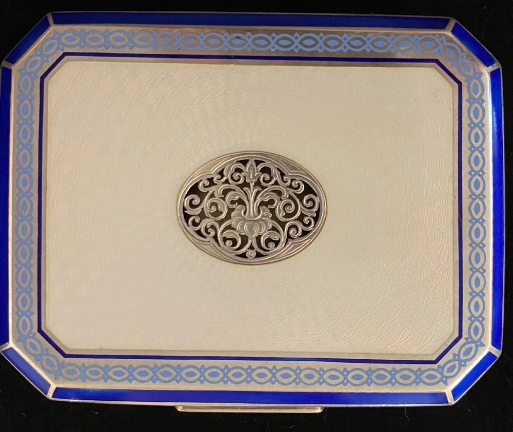 Austro-Hungarian Silver and Enamel Box View V