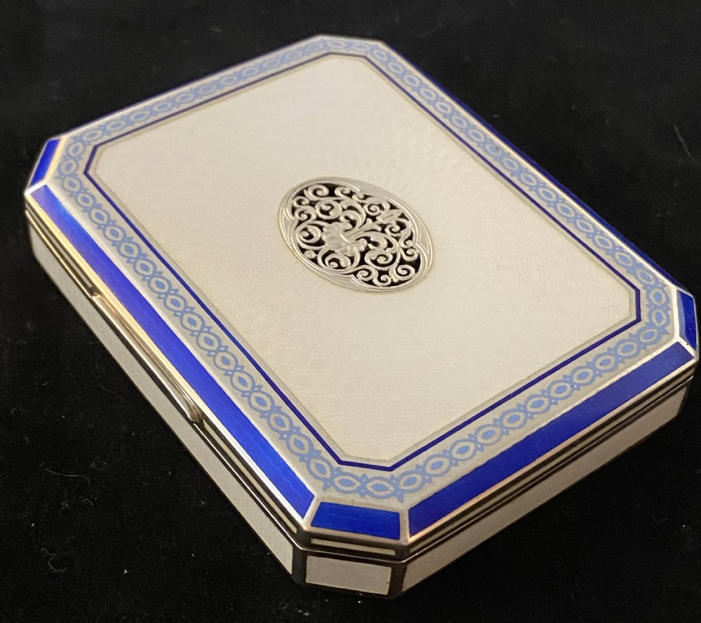 Austro-Hungarian Silver and Enamel Box View X