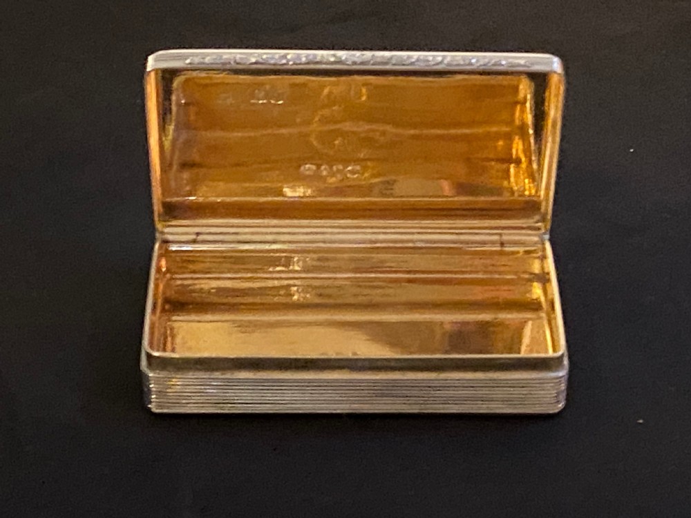 Silver Snuff Box Dated 1841 View VI