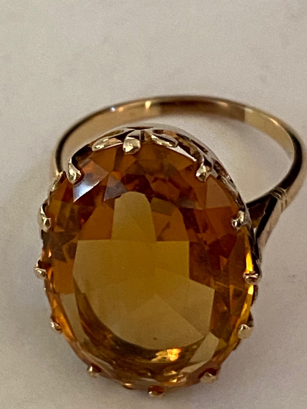 Citrine Dress Ring