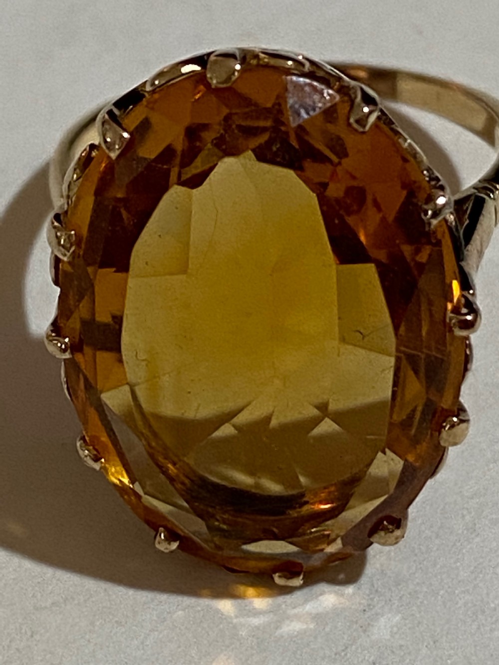 Citrine Dress Ring View II