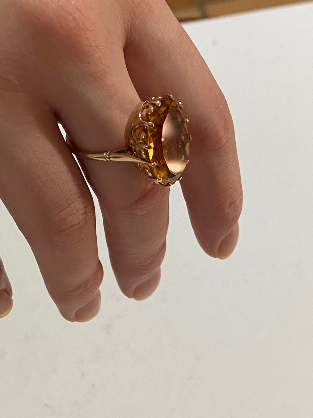 Citrine Dress Ring View III