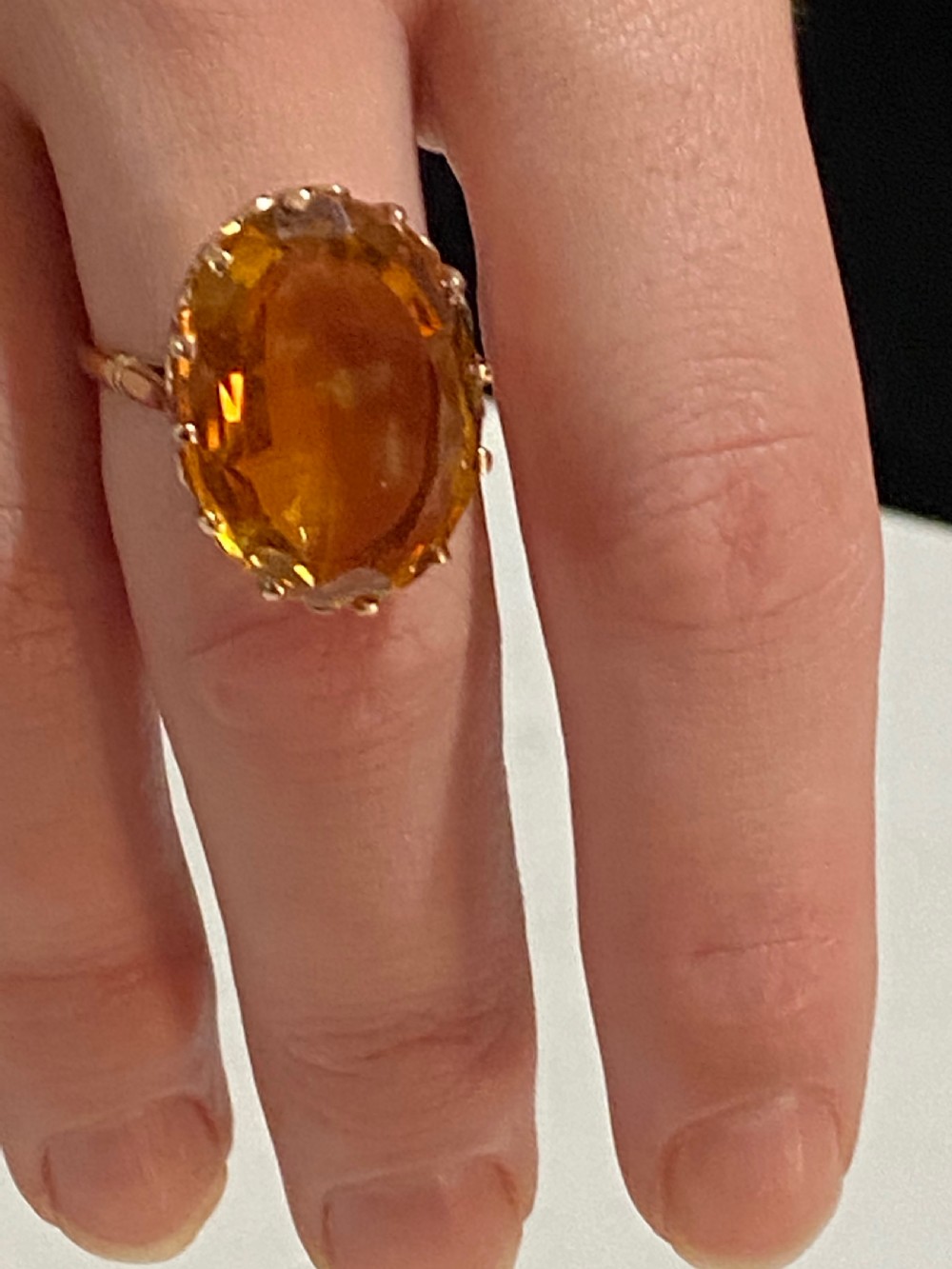 Citrine Dress Ring View IV