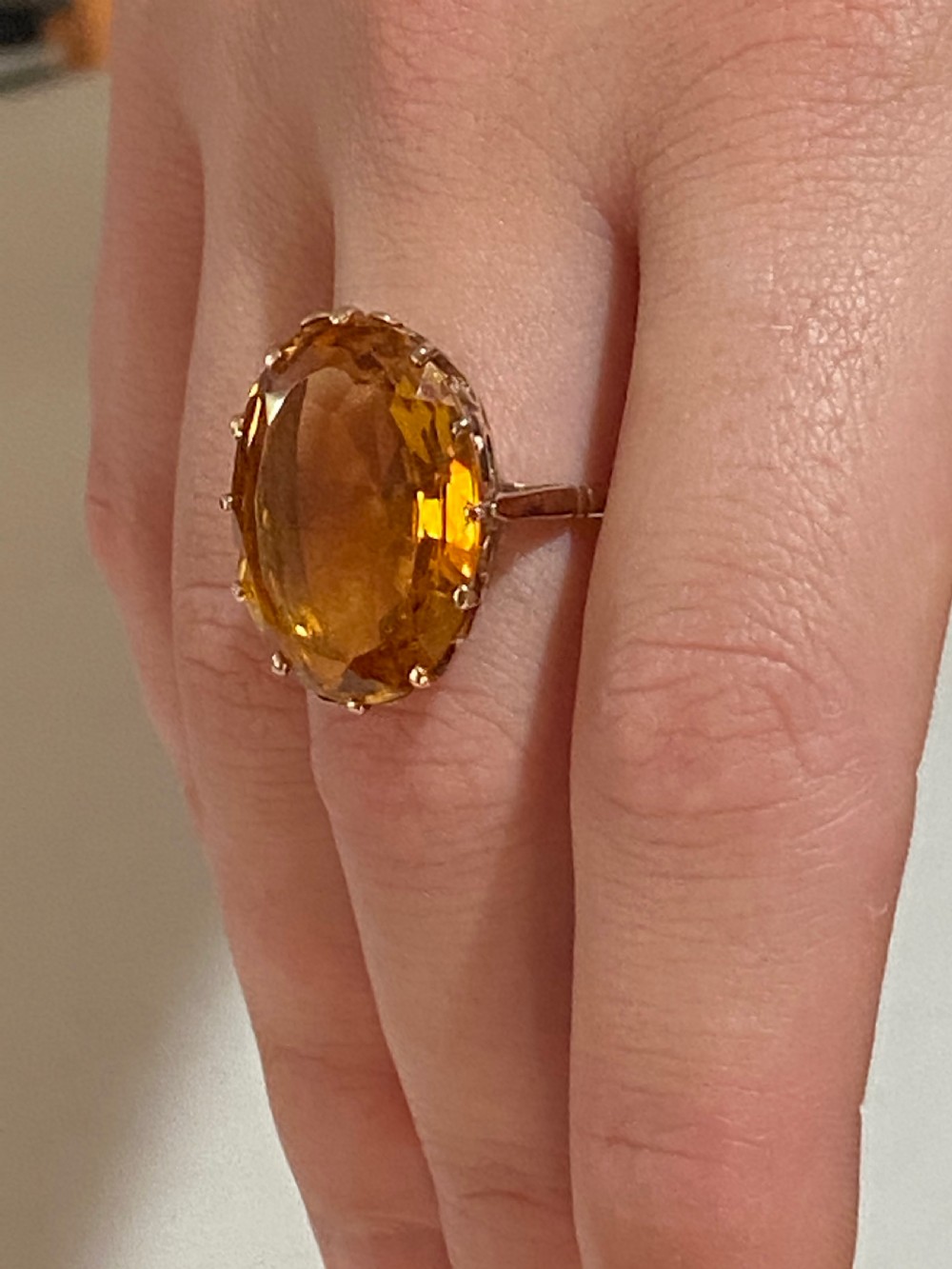 Citrine Dress Ring View V