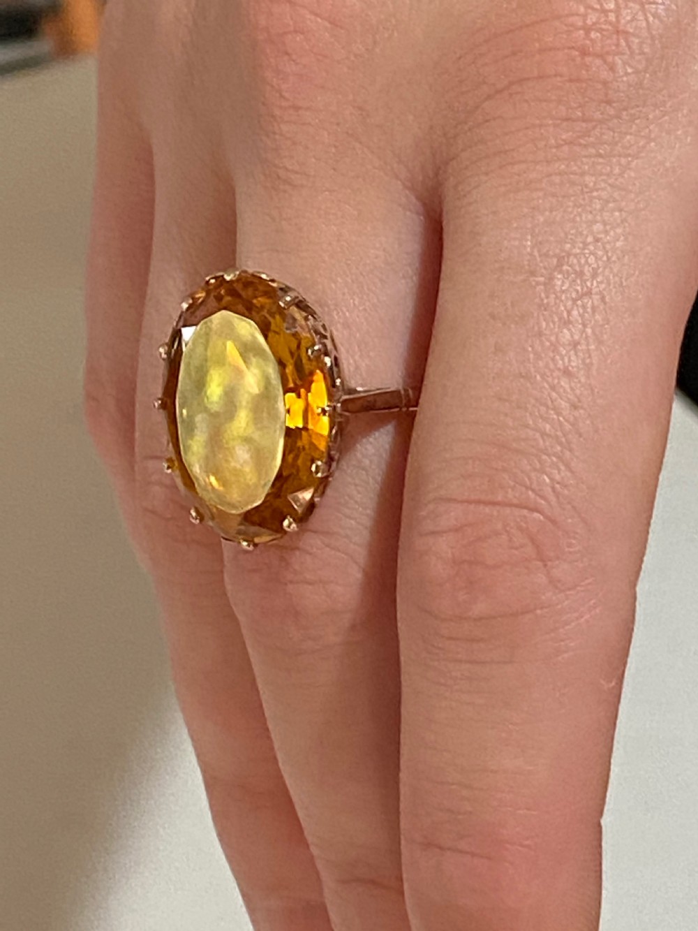 Citrine Dress Ring View VI