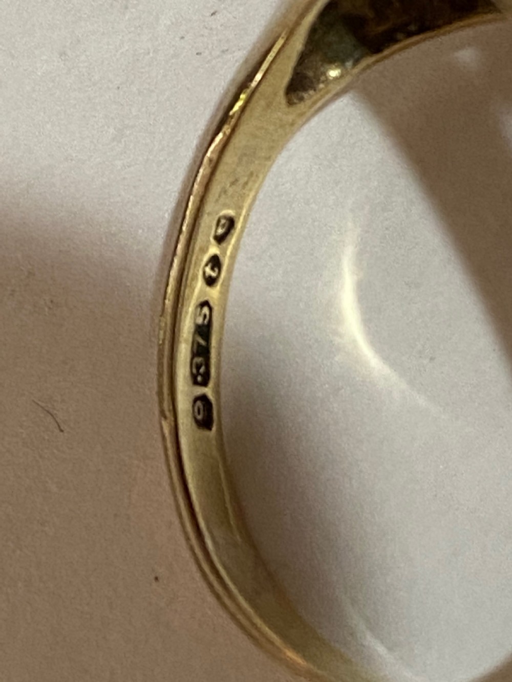 Smoky Topaz 9ct Gold Dress Ring View X