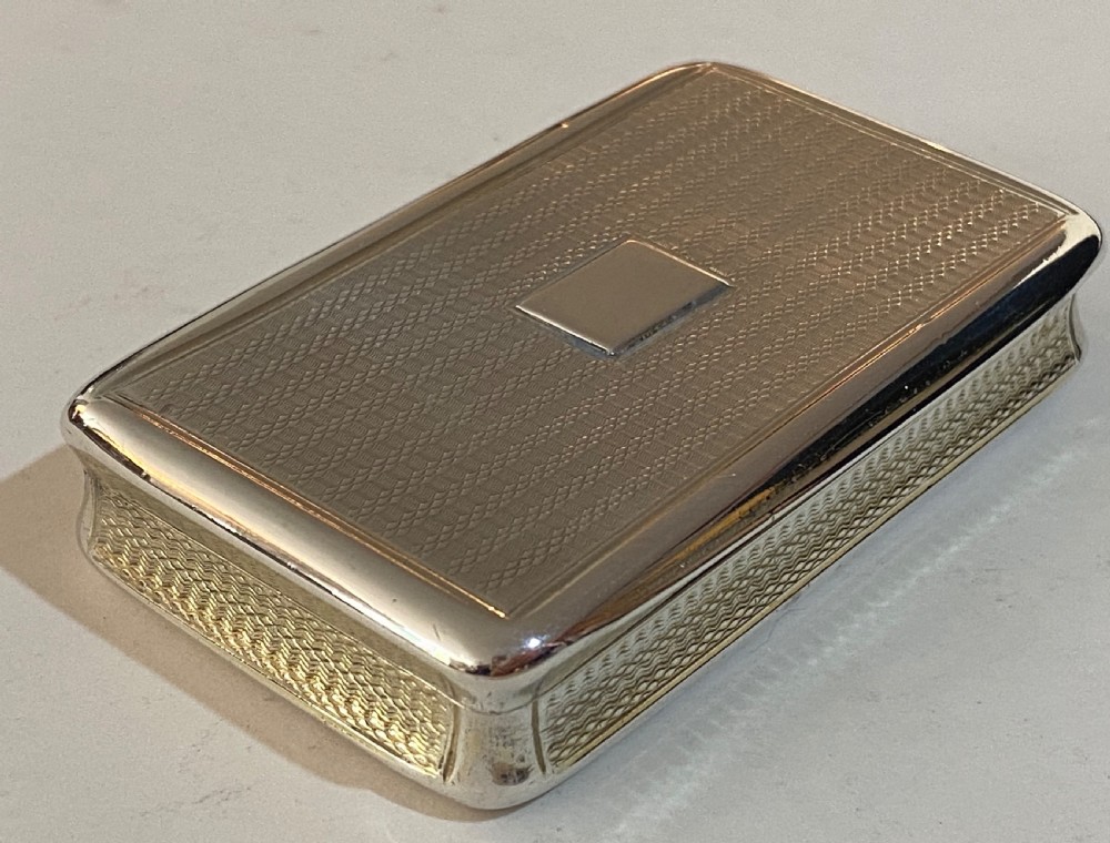 George III Silver Snuff Box