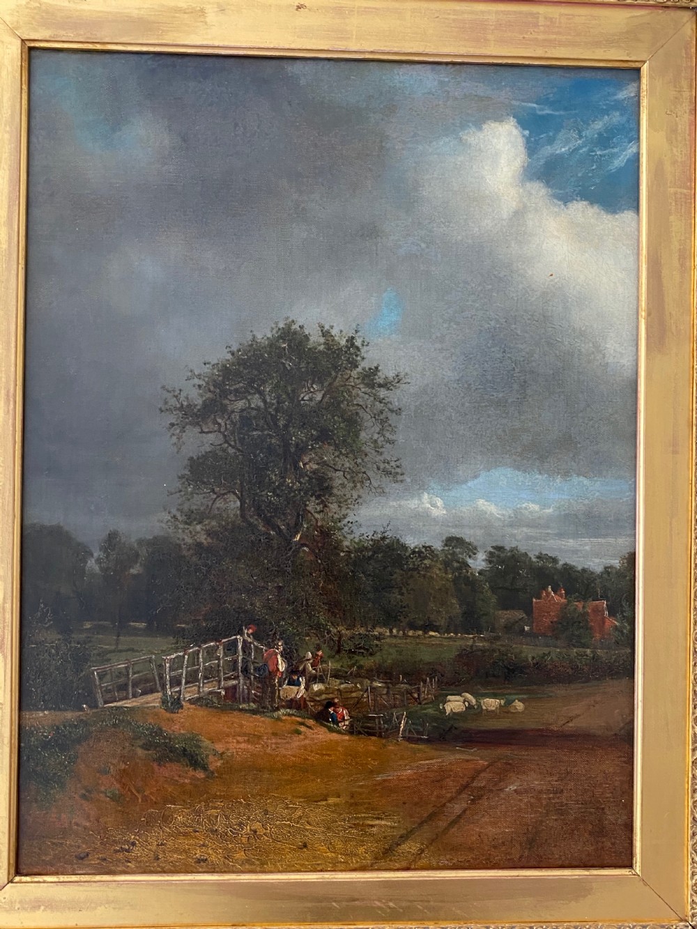 Follower of John Constable, Oil on Canvas View IX