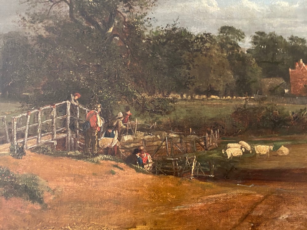 Follower of John Constable, Oil on Canvas View XI