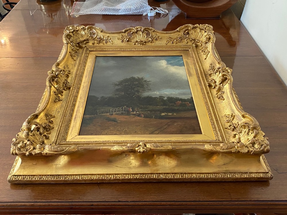 Follower of John Constable, Oil on Canvas View XIV