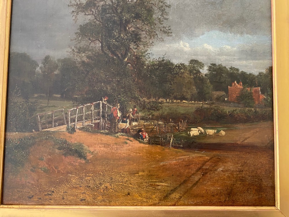 Follower of John Constable, Oil on Canvas View XVIII
