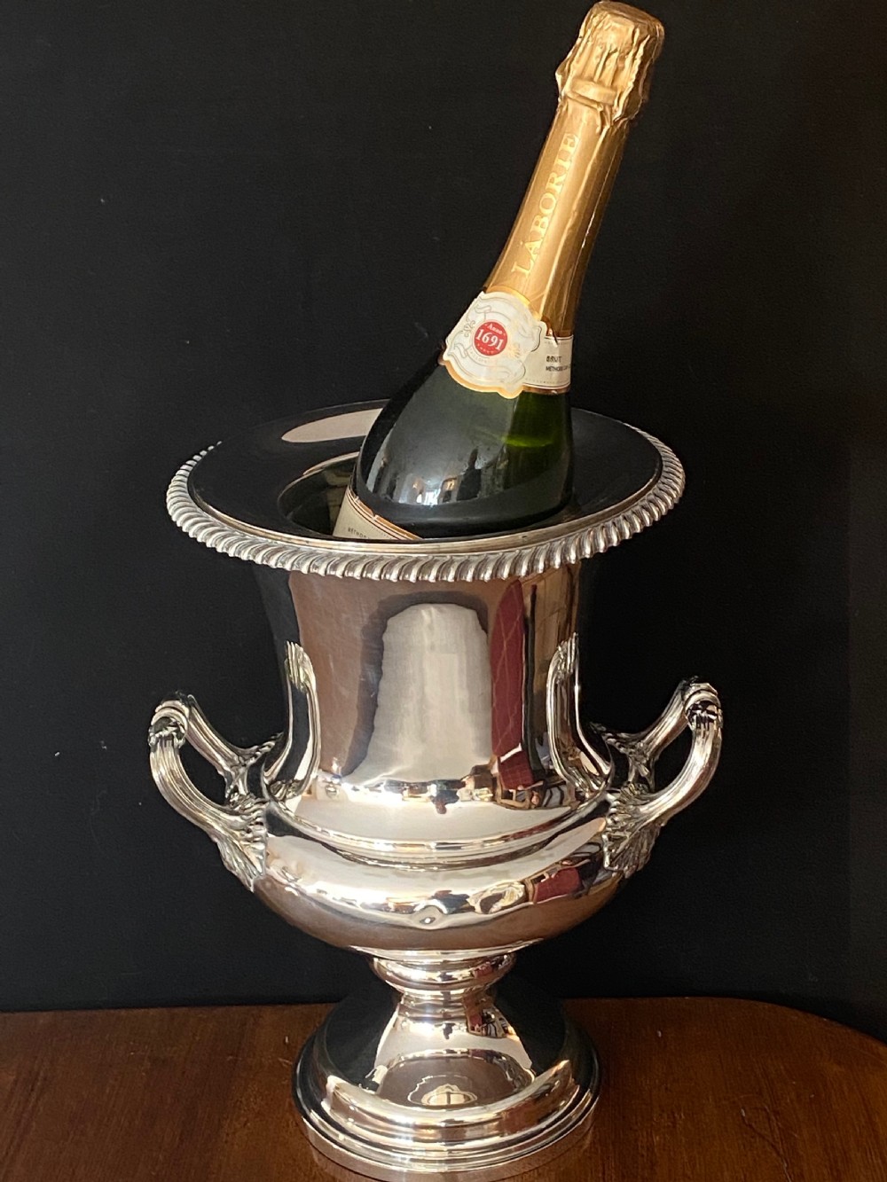 Silver Plated Wine Cooler View VI