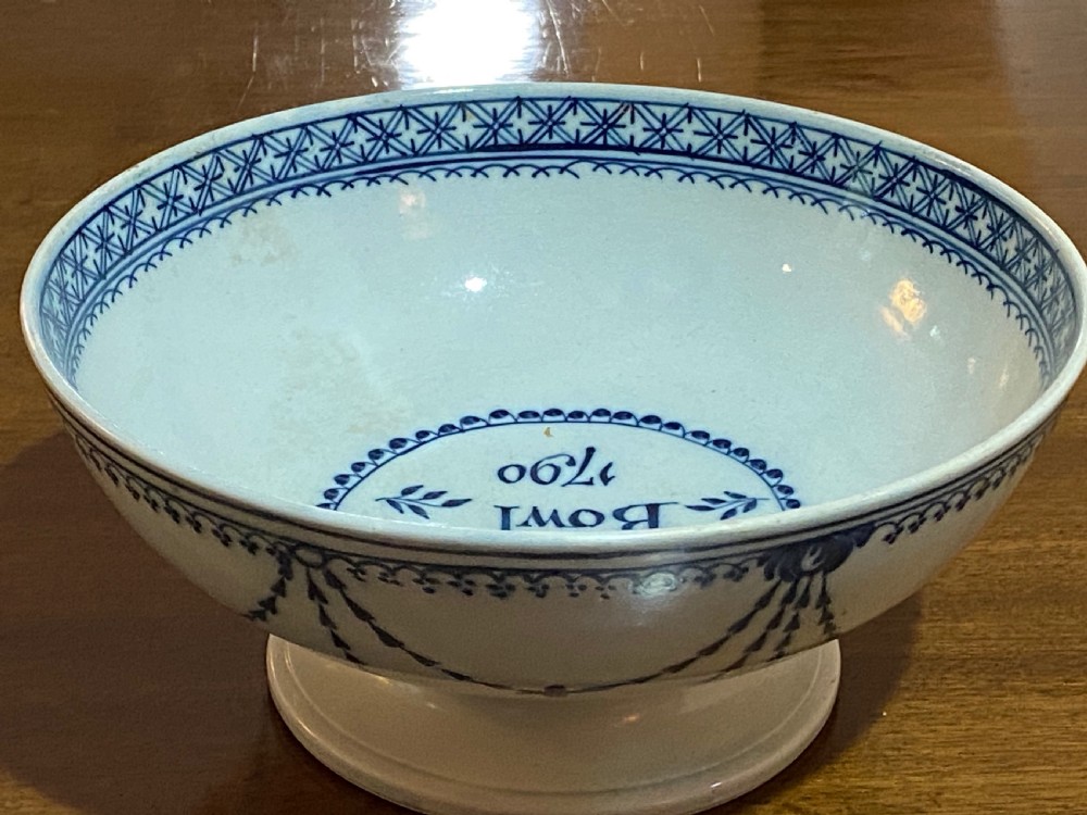18th Century English Delft Pearlware Bowl View III