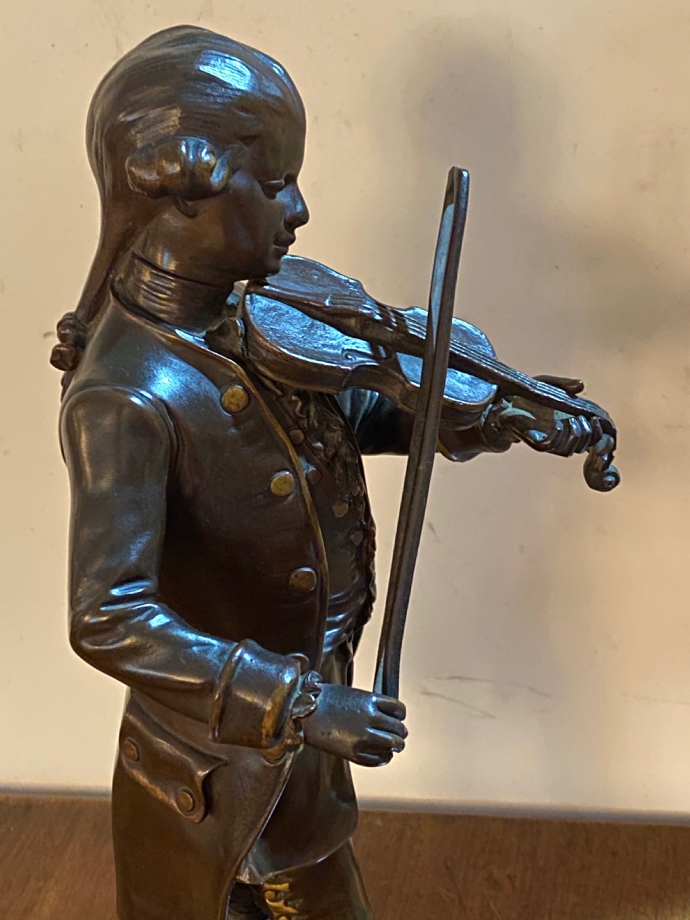 Bronze of the Young Mozart View VI