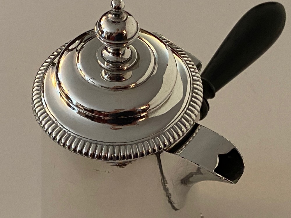 Chocolate Pot, Silver Plated View V