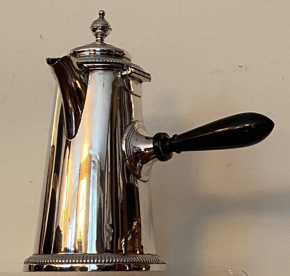 Chocolate Pot, Silver Plated View VI