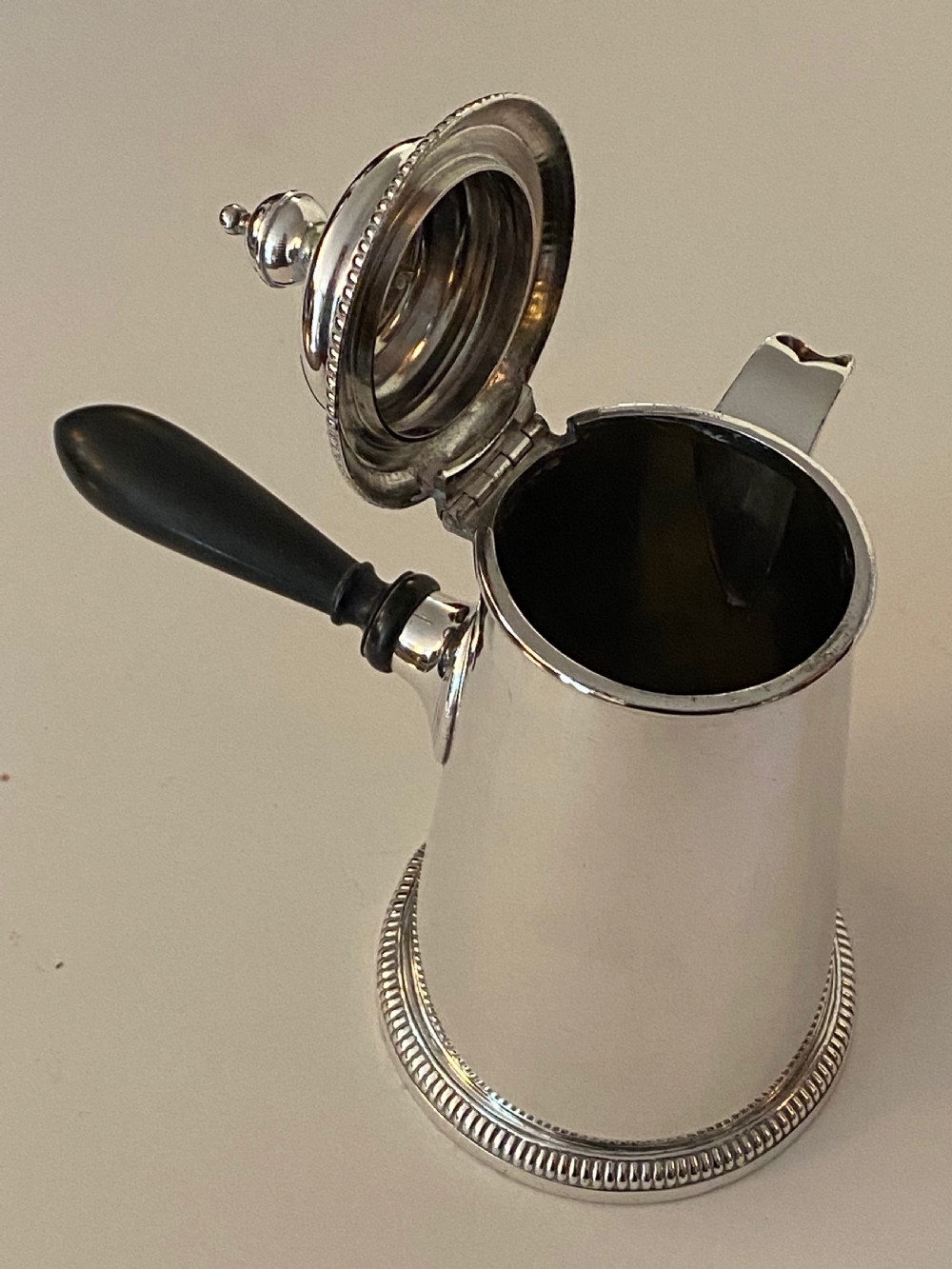 Chocolate Pot, Silver Plated View XII