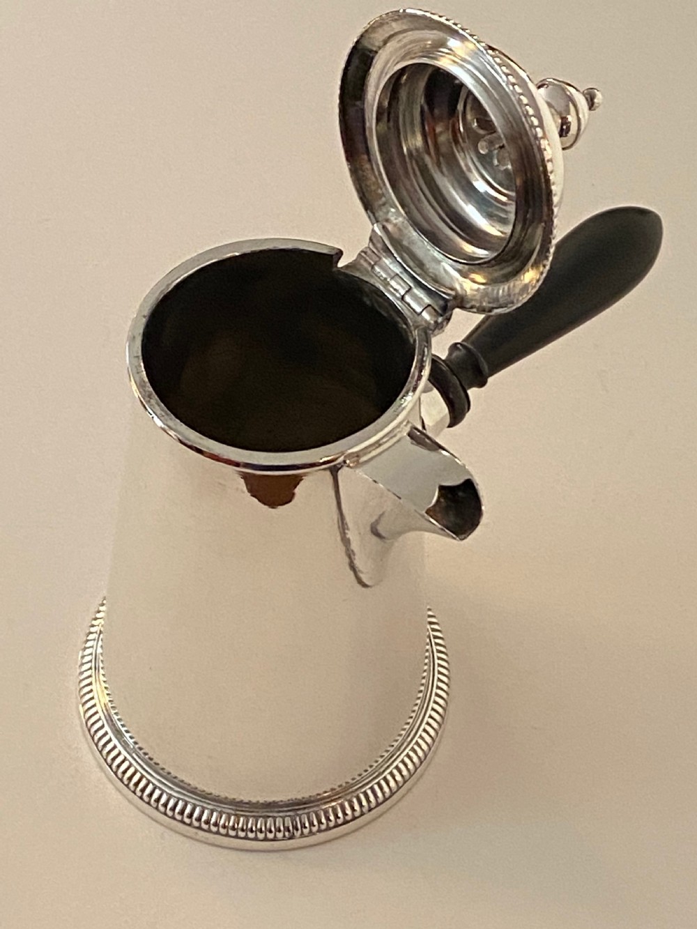 Chocolate Pot, Silver Plated View XV