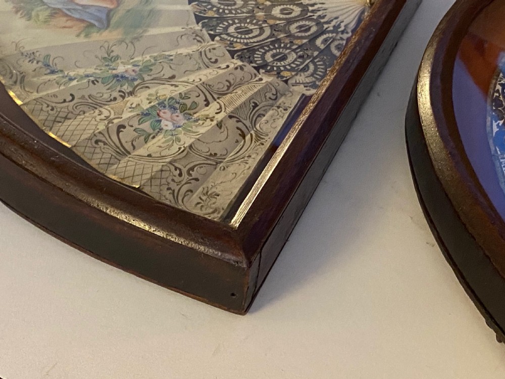 Pair of Regency  Framed Fans View II