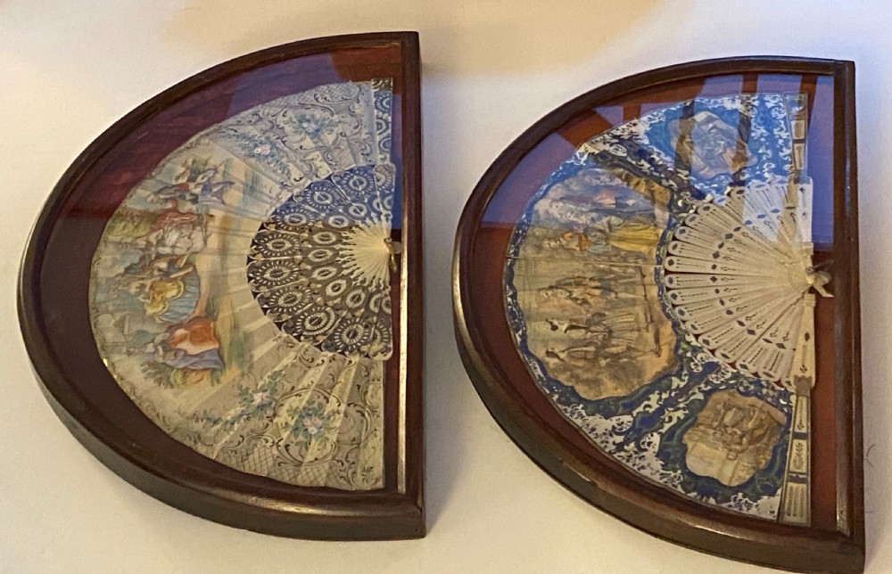 Pair of Regency  Framed Fans View V