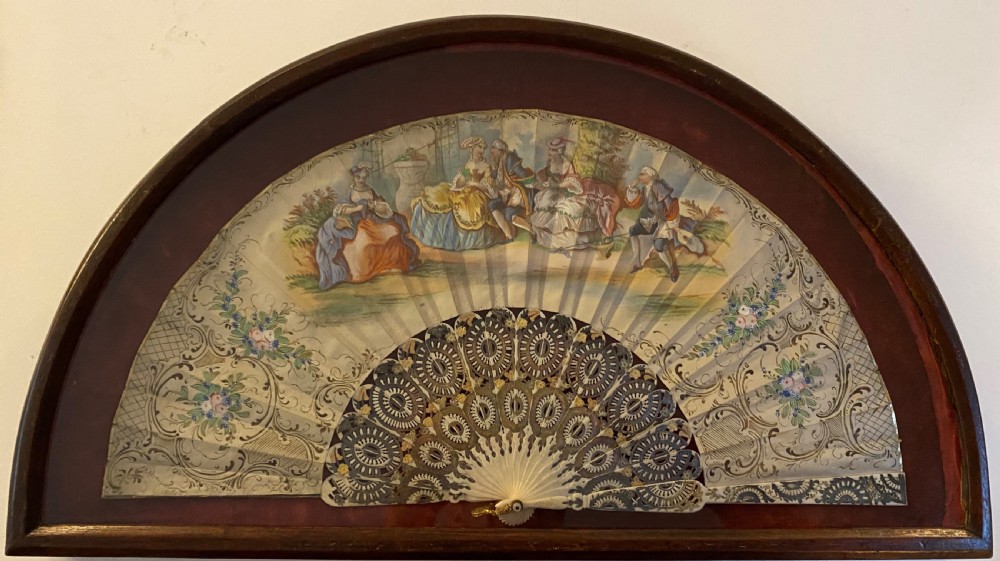 Pair of Regency  Framed Fans View IX