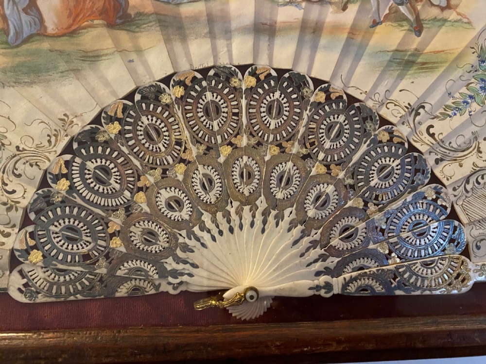 Pair of Regency  Framed Fans View XI