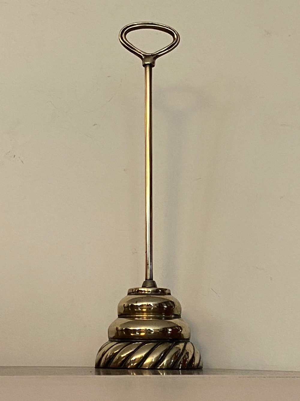 19th Century Brass Doorstop View IV